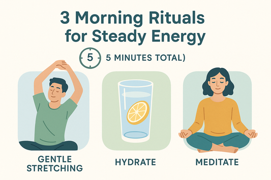 3 Morning Rituals for Steady Energy - 5 Minute Daily Routine That Works