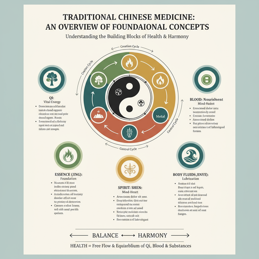 The Five Elements Theory - Wood, Fire, Earth, Metal, Water in Traditional Chinese Medicine