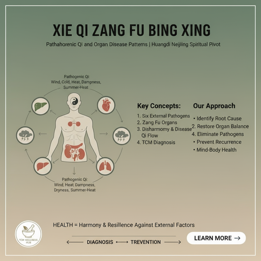 Xie Qi Zang Fu Bing Xing - Pathogenic Qi and Organ Disease Patterns | Huangdi Neijing Spiritual Pivot