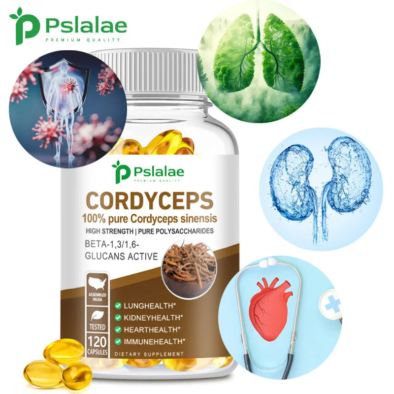 Cordyceps - Stamina and Energy Support, Helps Immune, Liver & Cardiovascular Health