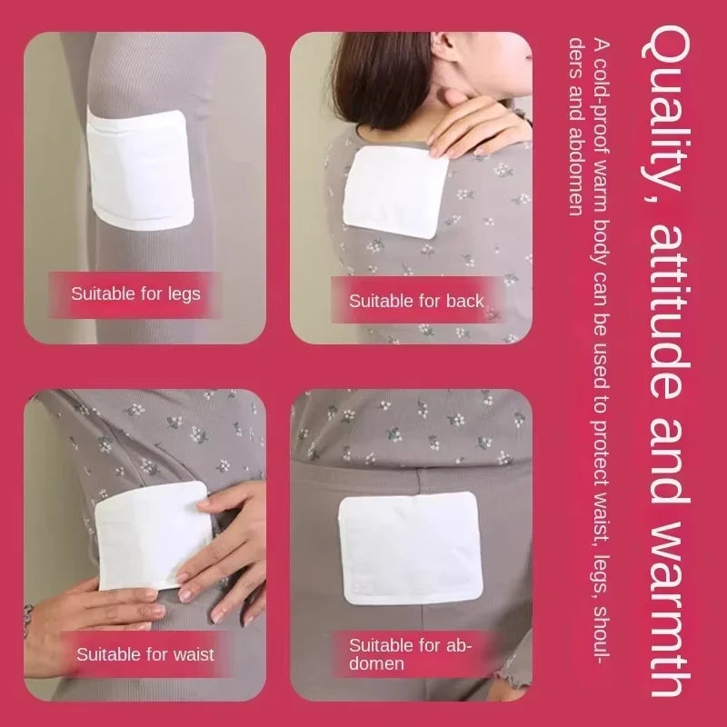 10/20/30/50pcs Body Foot Warmer Sticker Adhesive Heating Pack Winter Body Warm Long Lasting Fever Hand And Foot Warmth Patch