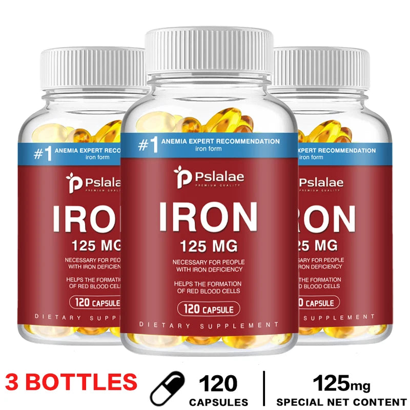 Iron - Increase Energy, Reduce Fatigue, Improve Immunity, Non-GMO