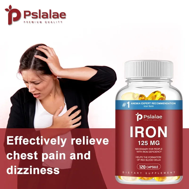 Iron - Increase Energy, Reduce Fatigue, Improve Immunity, Non-GMO