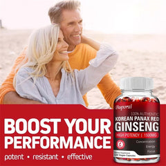 Korean Red Panax Ginseng Supplement - Increases Energy, Strength, Vitality, Performance and Focus
