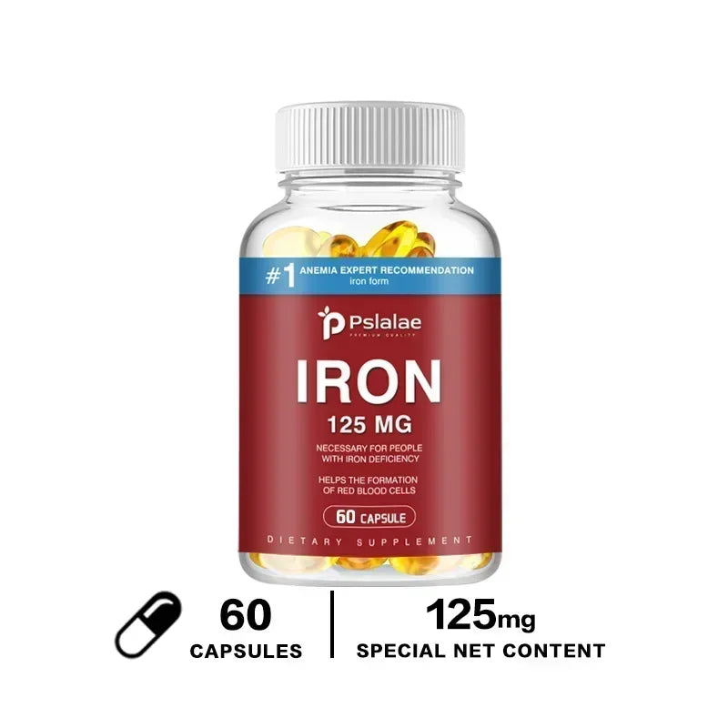 Iron - Increase Energy, Reduce Fatigue, Improve Immunity, Non-GMO