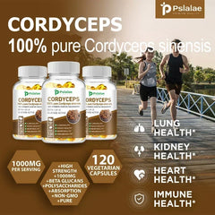 Cordyceps - Stamina and Energy Support, Helps Immune, Liver & Cardiovascular Health