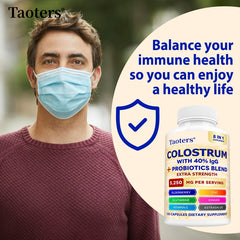 Colostrum Supplement, Grass Fed Colostrum, Probiotics, Elderberry, Astragalus, Vitamin C, Digestive Health, Gut & Immune Health