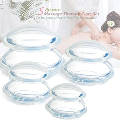Anti-cellulite Silicone Suction Cup Ventosas Massage Body Cups Vacuum Cupping Therapy Set Masajeador Face Sucker Slimming Jars