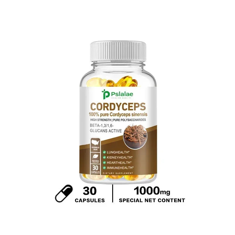Cordyceps - Stamina and Energy Support, Helps Immune, Liver & Cardiovascular Health