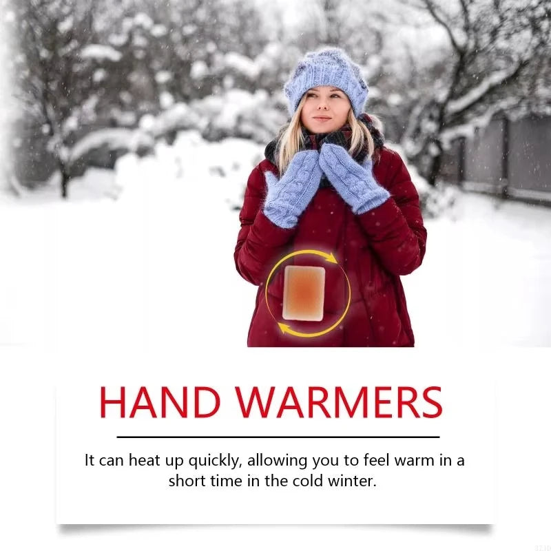 10/20/30/50pcs Body Foot Warmer Sticker Adhesive Heating Pack Winter Body Warm Long Lasting Fever Hand And Foot Warmth Patch