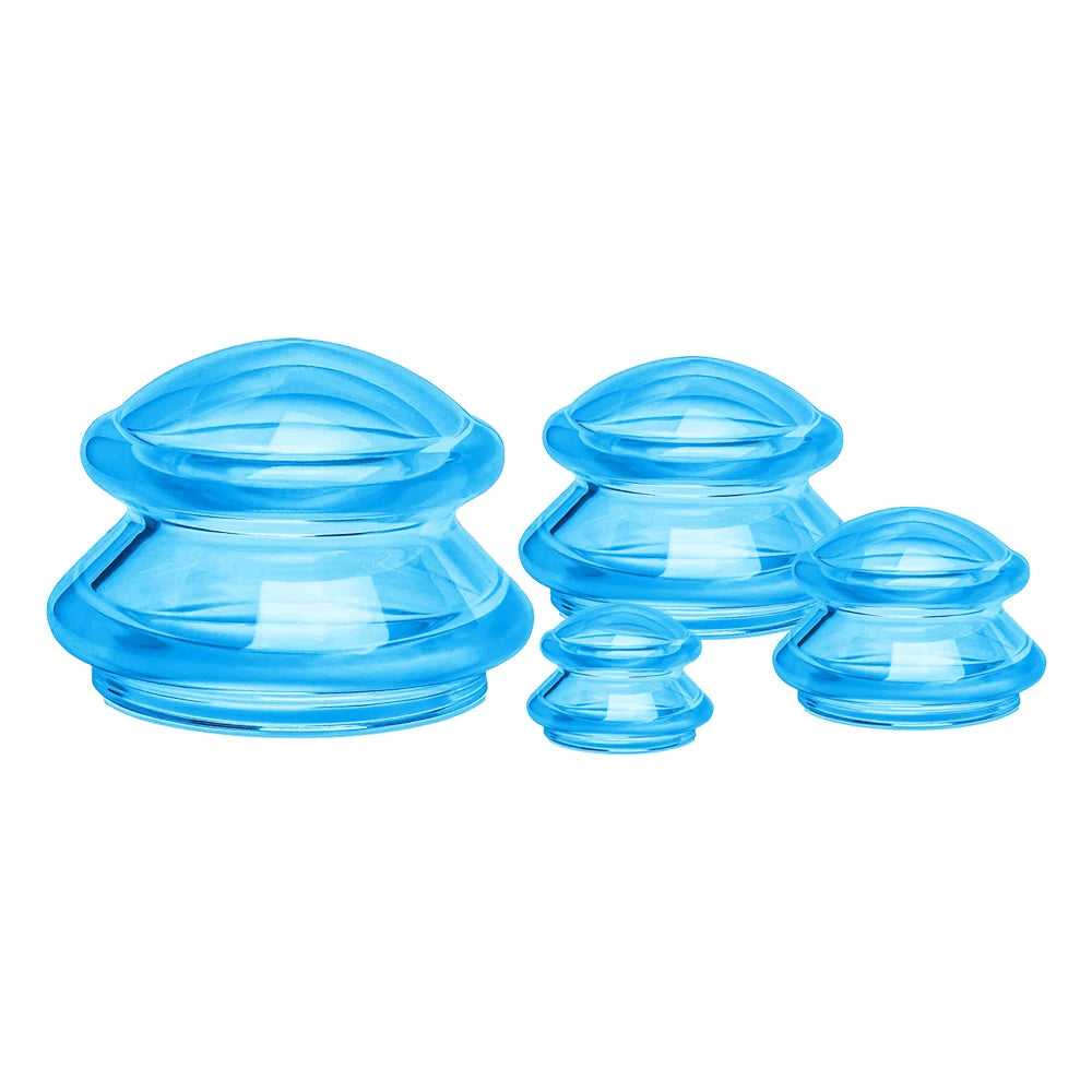 Silicone Vacuum Cupping Set Massage Body Cups Back Gua Sha Ventosas Suction Cup Anti-Cellulite Skin Lift Physiotherapy Jars
