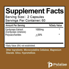 Cordyceps - Stamina and Energy Support, Helps Immune, Liver & Cardiovascular Health