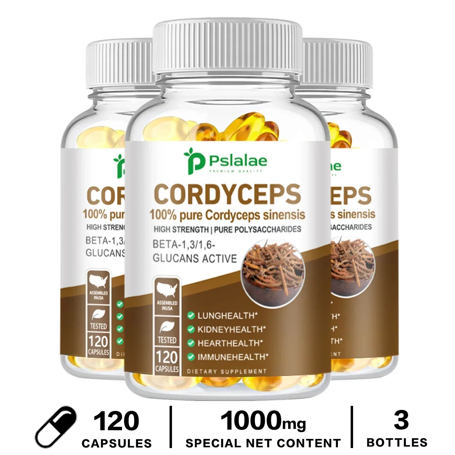 Cordyceps - Stamina and Energy Support, Helps Immune, Liver & Cardiovascular Health