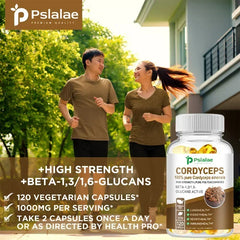 Cordyceps - Stamina and Energy Support, Helps Immune, Liver & Cardiovascular Health