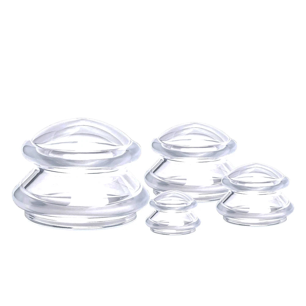 Silicone Vacuum Cupping Set Massage Body Cups Back Gua Sha Ventosas Suction Cup Anti-Cellulite Skin Lift Physiotherapy Jars