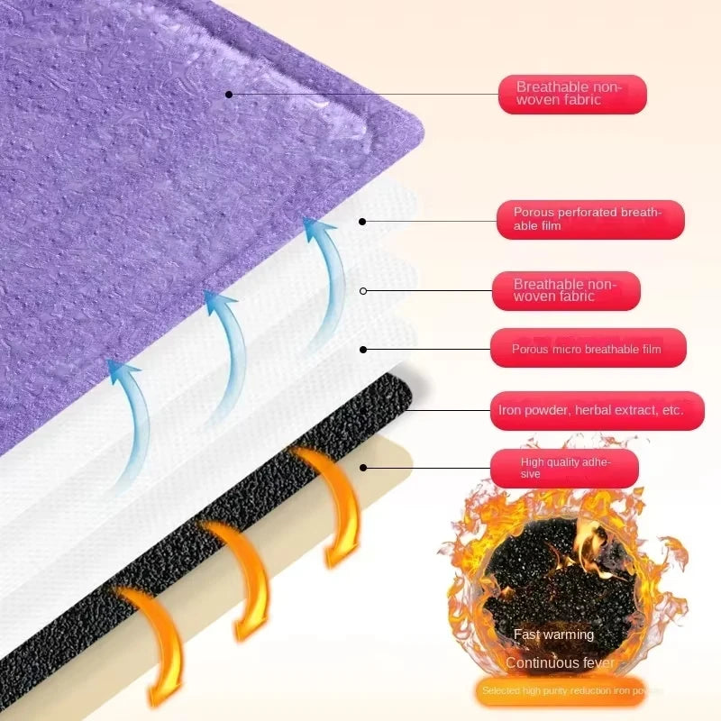 10/20/30/50pcs Body Foot Warmer Sticker Adhesive Heating Pack Winter Body Warm Long Lasting Fever Hand And Foot Warmth Patch