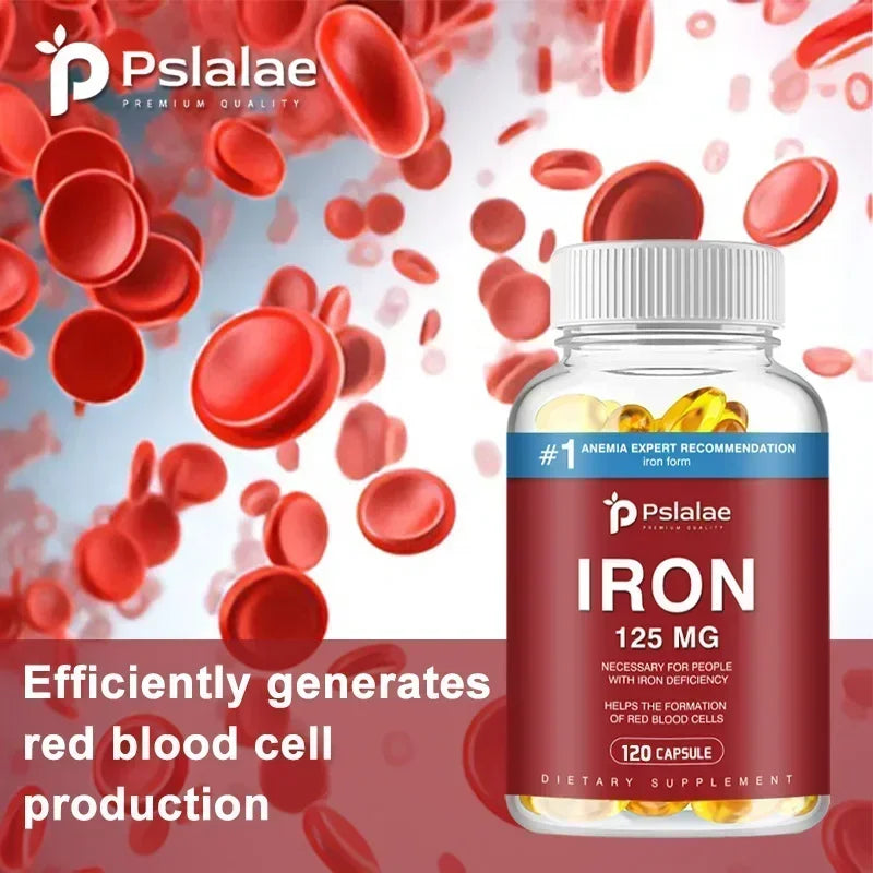 Iron - Increase Energy, Reduce Fatigue, Improve Immunity, Non-GMO