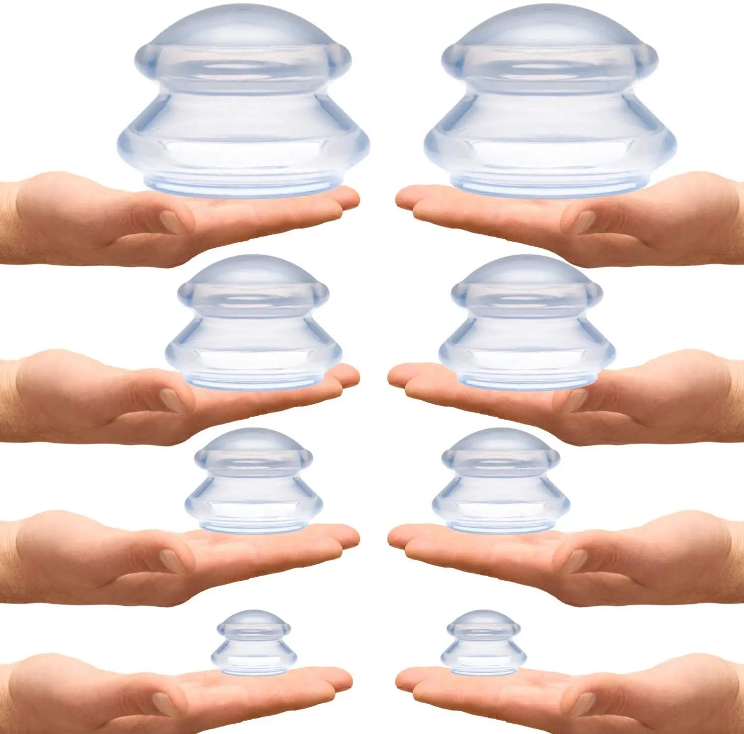 Anti-cellulite Silicone Suction Cup Ventosas Massage Body Cups Vacuum Cupping Therapy Set Masajeador Face Sucker Slimming Jars