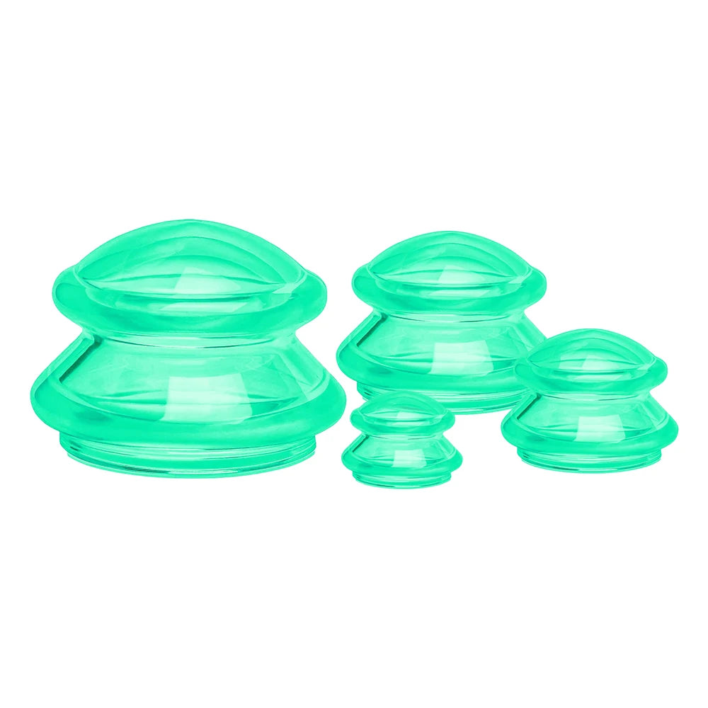 Silicone Vacuum Cupping Set Massage Body Cups Back Gua Sha Ventosas Suction Cup Anti-Cellulite Skin Lift Physiotherapy Jars