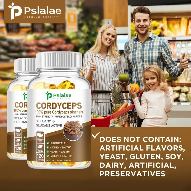 Cordyceps - Stamina and Energy Support, Helps Immune, Liver & Cardiovascular Health