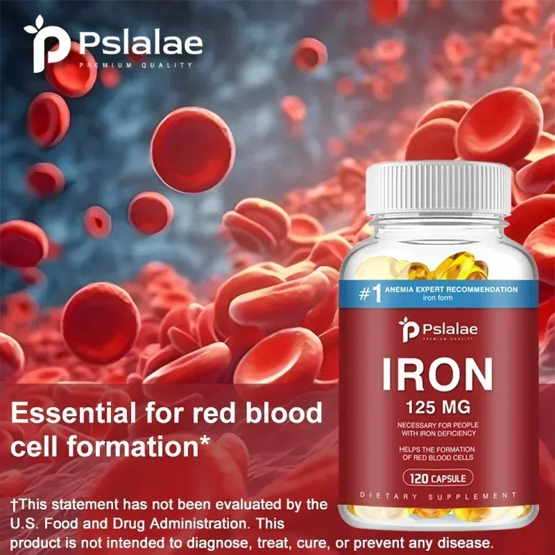 Iron - Increase Energy, Reduce Fatigue, Improve Immunity, Non-GMO