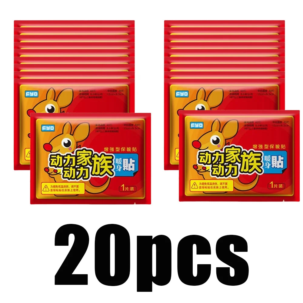 10/20/30/50pcs Body Foot Warmer Sticker Adhesive Heating Pack Winter Body Warm Long Lasting Fever Hand And Foot Warmth Patch