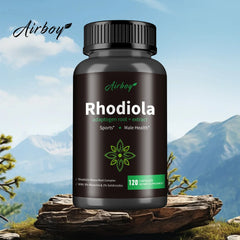 Rhodiola Rosea Capsules - Boosts Energy and Stamina, Improves Mood,Relieves Stress,  and Enhances Focus - 120 Capsules