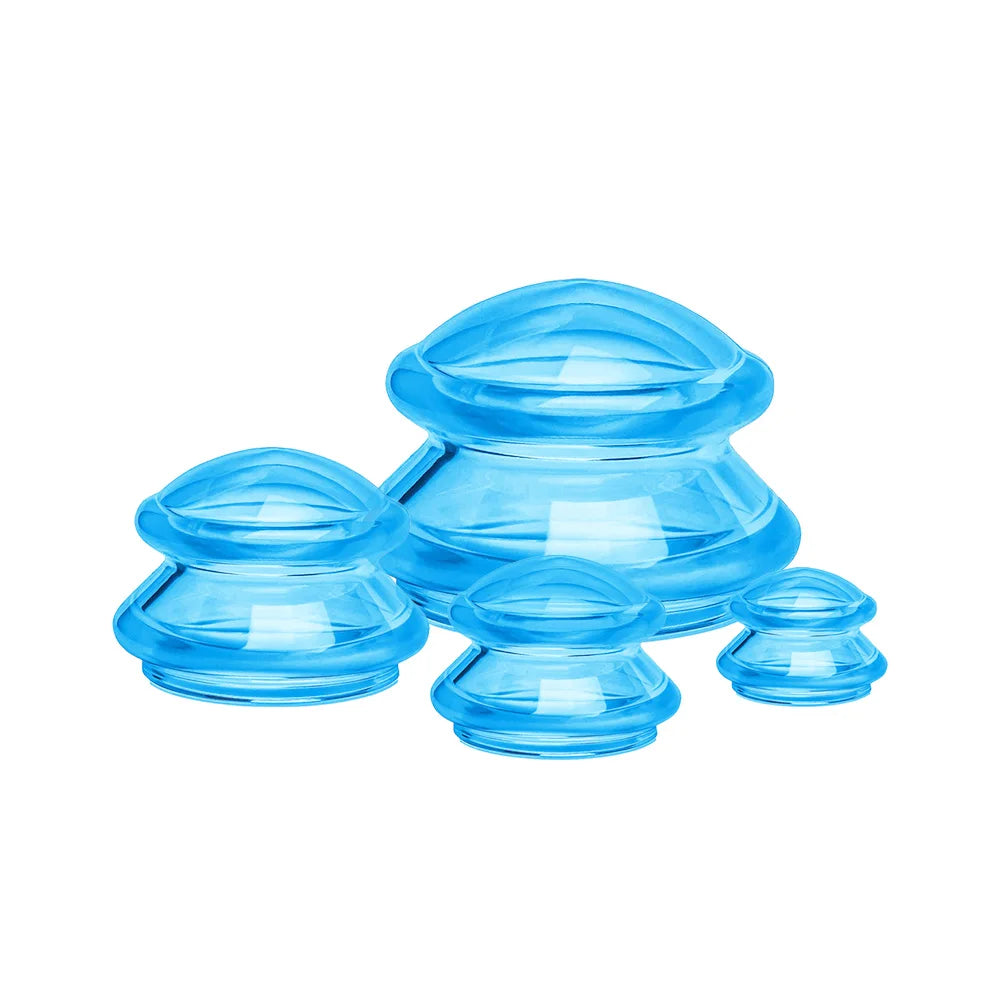 Silicone Vacuum Cupping Set Massage Body Cups Back Gua Sha Ventosas Suction Cup Anti-Cellulite Skin Lift Physiotherapy Jars