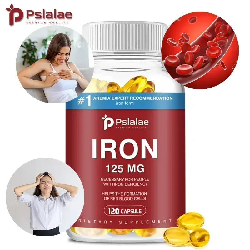 Iron - Increase Energy, Reduce Fatigue, Improve Immunity, Non-GMO