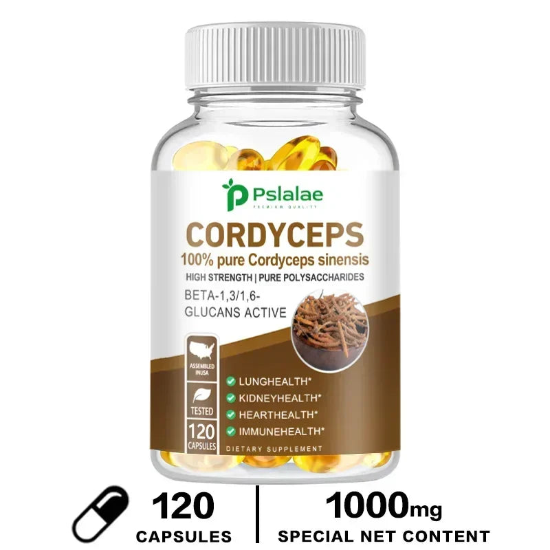 Cordyceps - Stamina and Energy Support, Helps Immune, Liver & Cardiovascular Health