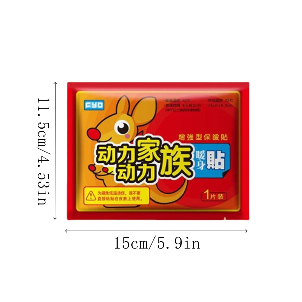 10/20/30/50pcs Body Foot Warmer Sticker Adhesive Heating Pack Winter Body Warm Long Lasting Fever Hand And Foot Warmth Patch