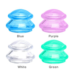 Silicone Vacuum Cupping Set Massage Body Cups Back Gua Sha Ventosas Suction Cup Anti-Cellulite Skin Lift Physiotherapy Jars
