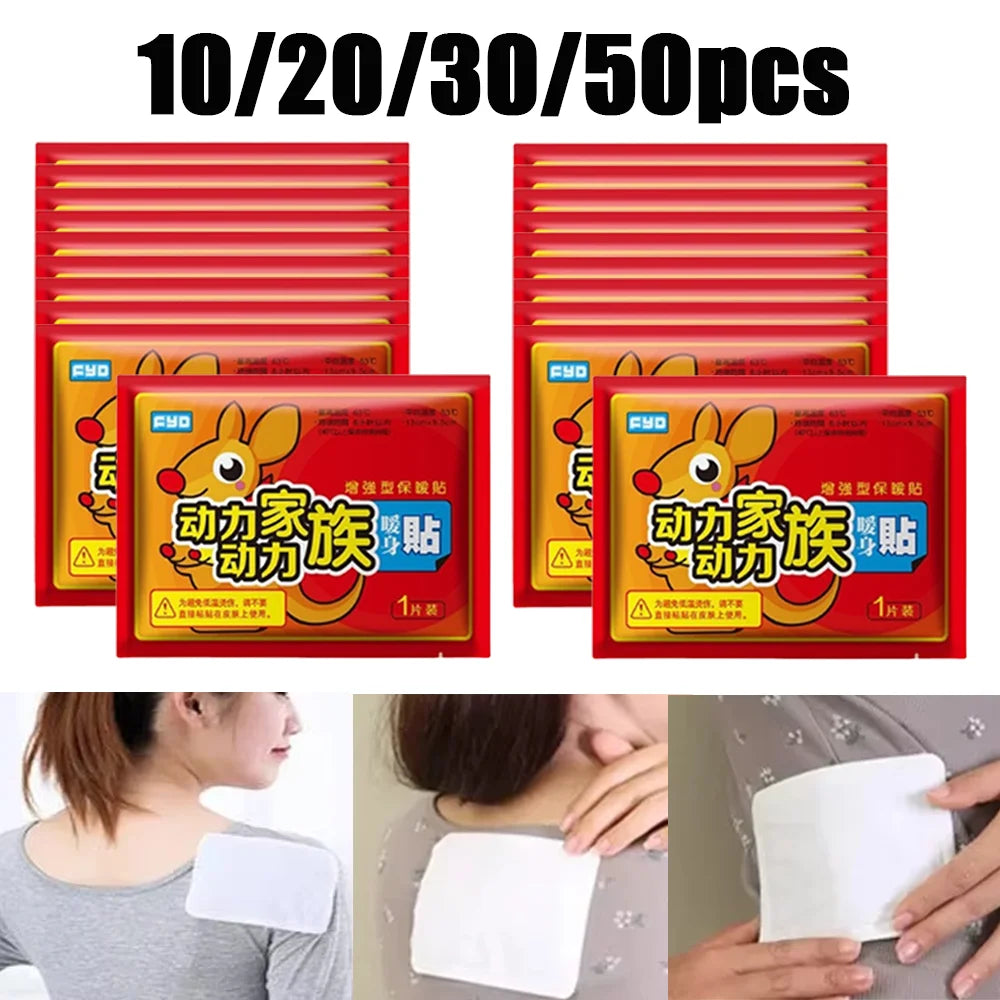10/20/30/50pcs Body Foot Warmer Sticker Adhesive Heating Pack Winter Body Warm Long Lasting Fever Hand And Foot Warmth Patch