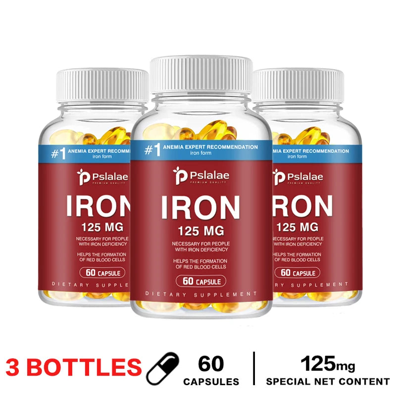 Iron - Increase Energy, Reduce Fatigue, Improve Immunity, Non-GMO