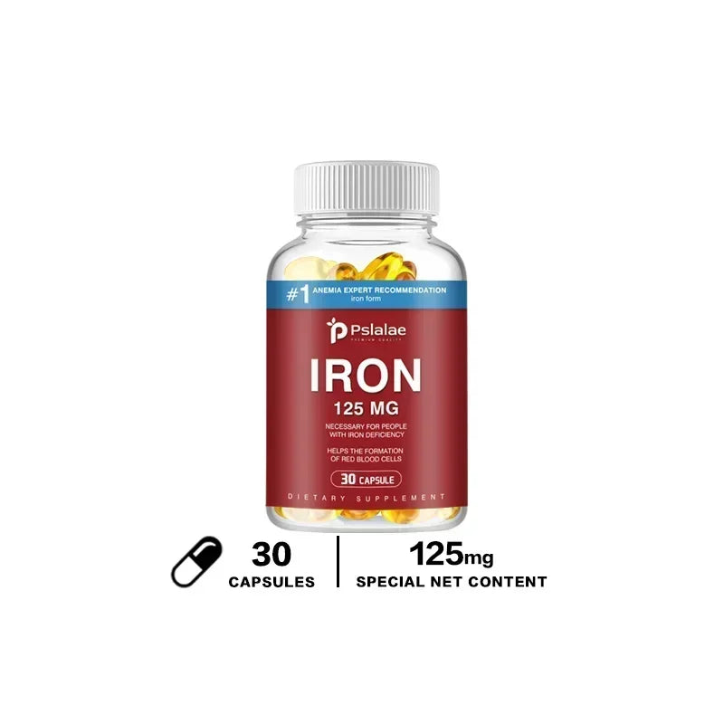 Iron - Increase Energy, Reduce Fatigue, Improve Immunity, Non-GMO