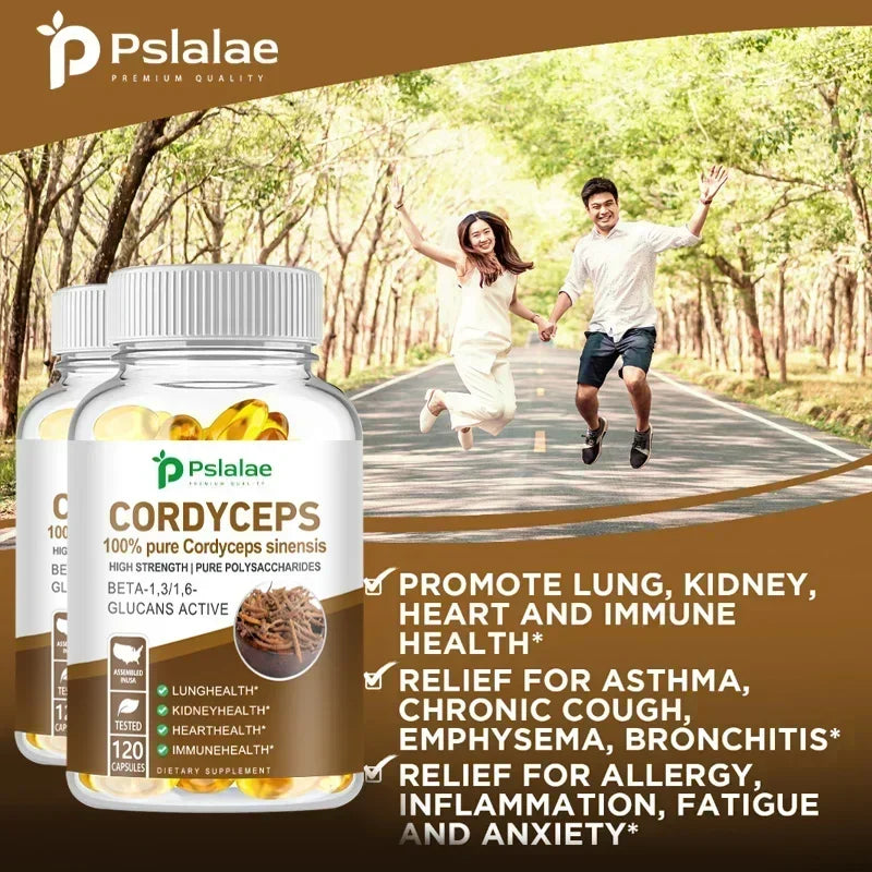 Cordyceps - Stamina and Energy Support, Helps Immune, Liver & Cardiovascular Health